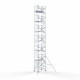 Torre 135x190 14,2 m altura de trabajo con barandilla de 1 lado