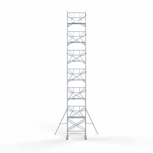 Torre con barandilla de 1 lado 135х190 14,2 m altura de trabajo* Carbon