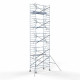 Torre 135x250 10,2 m altura de trabajo con barandilla de 1 lado