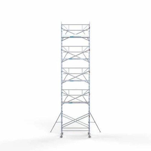 Torre con barandilla de 1 lado 135х250 11,2 m altura de trabajo* Carbon