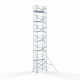 Torre 135x250 14,2 m altura de trabajo con barandilla de 1 lado