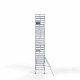 Torre con barandilla de 1 lado 135х305 9,2 m altura de trabajo* Carbon