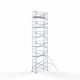 Torre 135x305 13,2 m altura de trabajo con barandilla de 1 lado