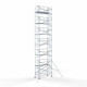 Torre con barandilla de 1 lado 135х305 14,2 m altura de trabajo* Carbon