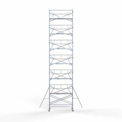 Torre con barandilla de 1 lado 135х305 14,2 m altura de trabajo* Carbon